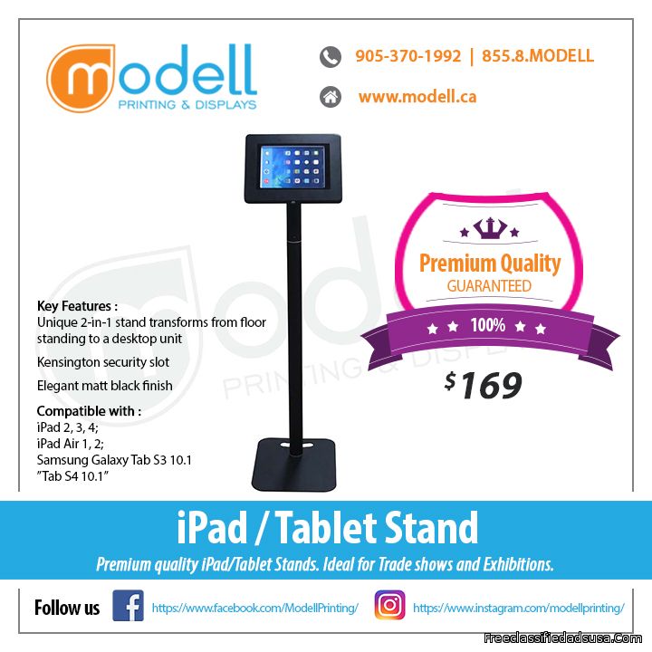 iPad Stand for Trade Shows | Modell Printing and Displays