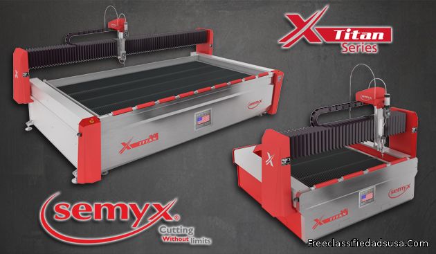 Titan® Series Waterjet Cutting Systems from Semyx, LLC